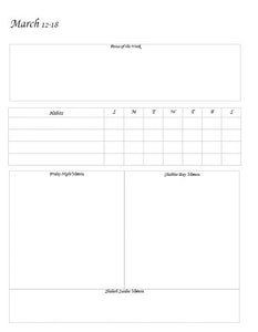 Mindful Moments Planner 5784 (August 2023-August 2024), Field of Dreams